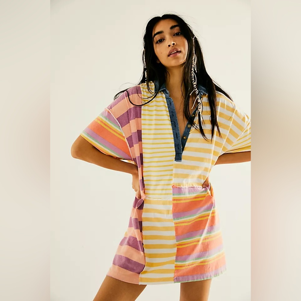 FREE PEOPLE NWT CHARLIE TEE DRESS